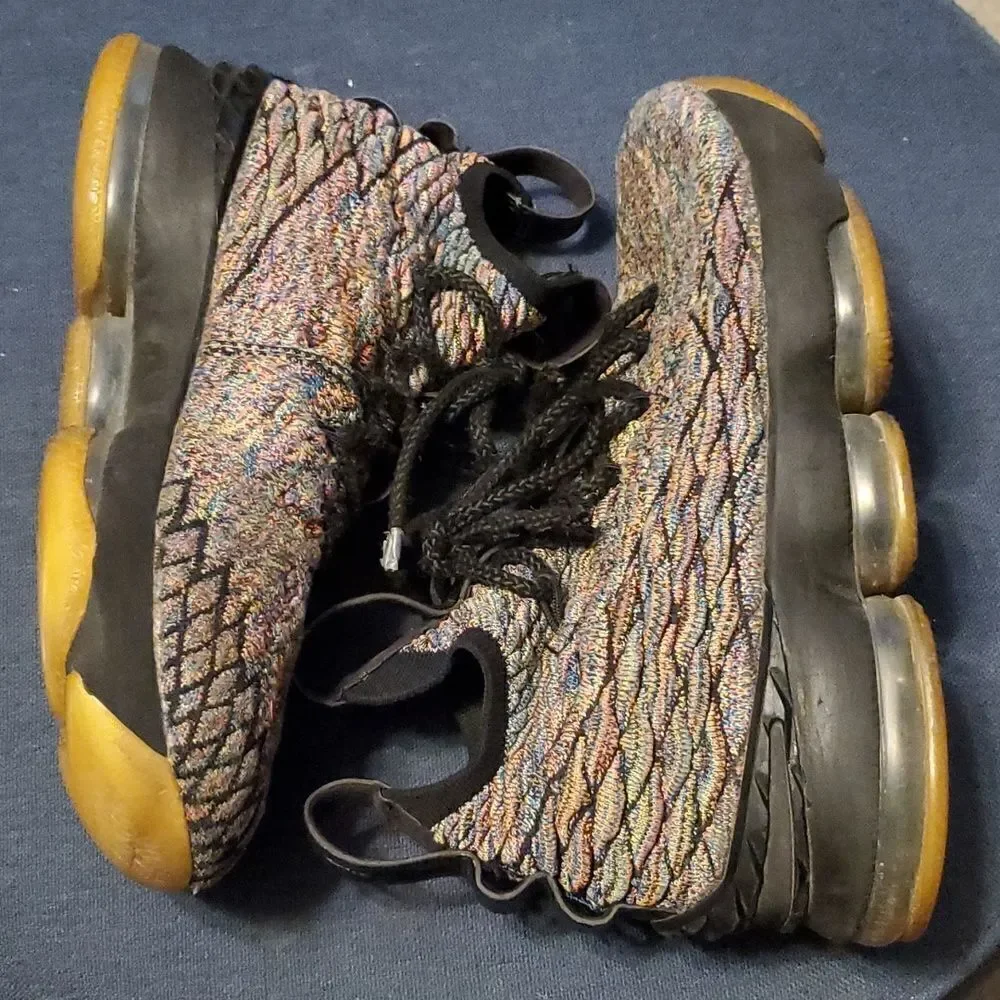 2018‎ Nike Lebron 15 XV Size 5.5 Y Sneakers Four Horseman Fruity Pebbles Shoes